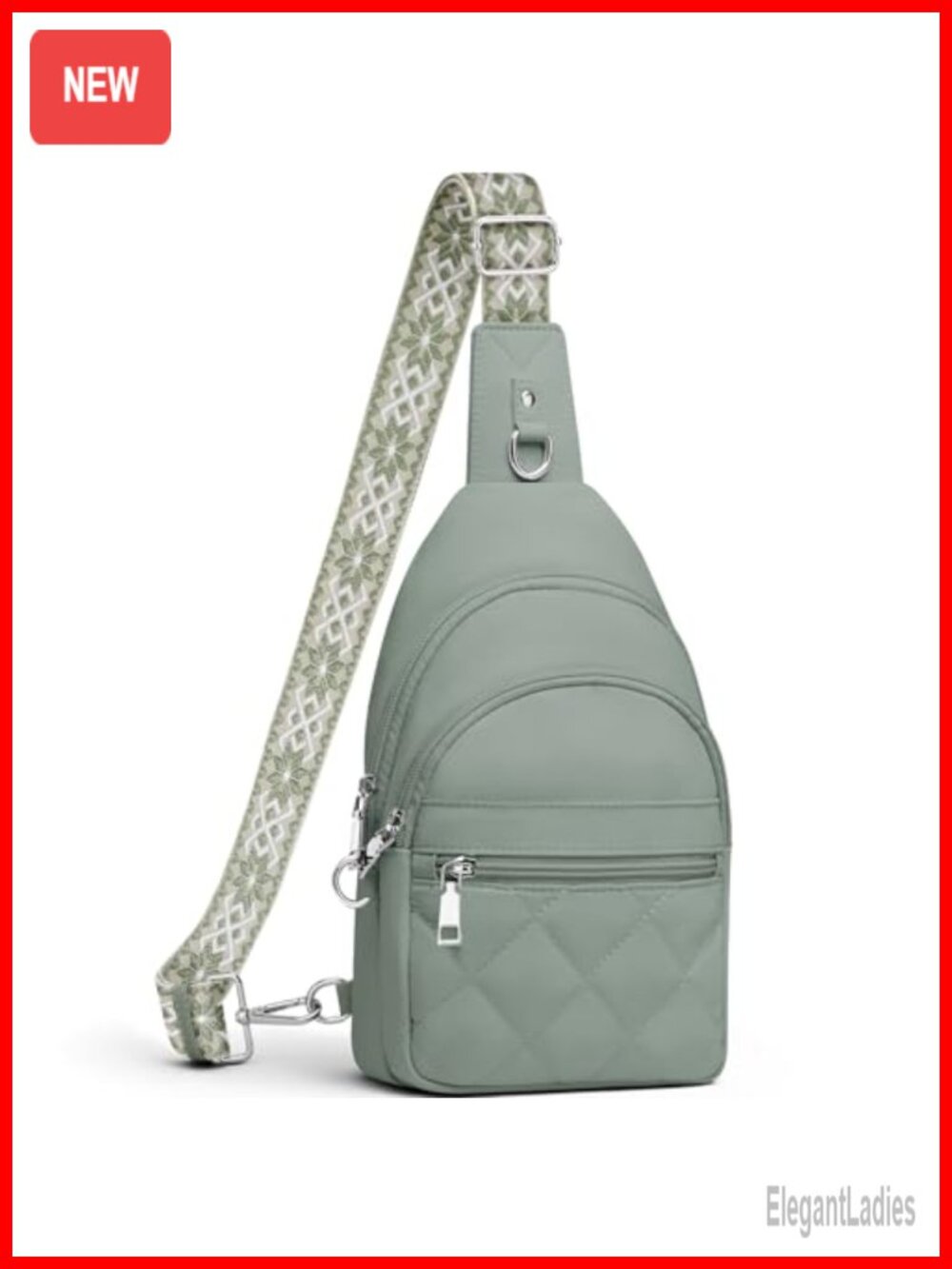 Anti-Theft RFID Crossbody Sling Bag Waterproof Nylon Travel Purse